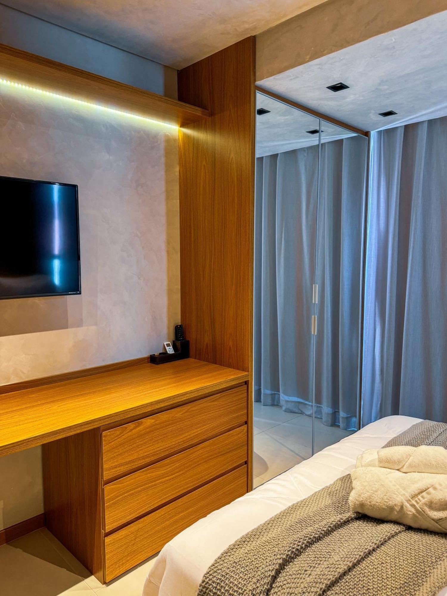 Apartment 250m Da I Piscina No Rooftop Com Vista Deslumbrante I Ar-condicionado I Wifi 100mbps I Estacionamento I Portaria 24h *