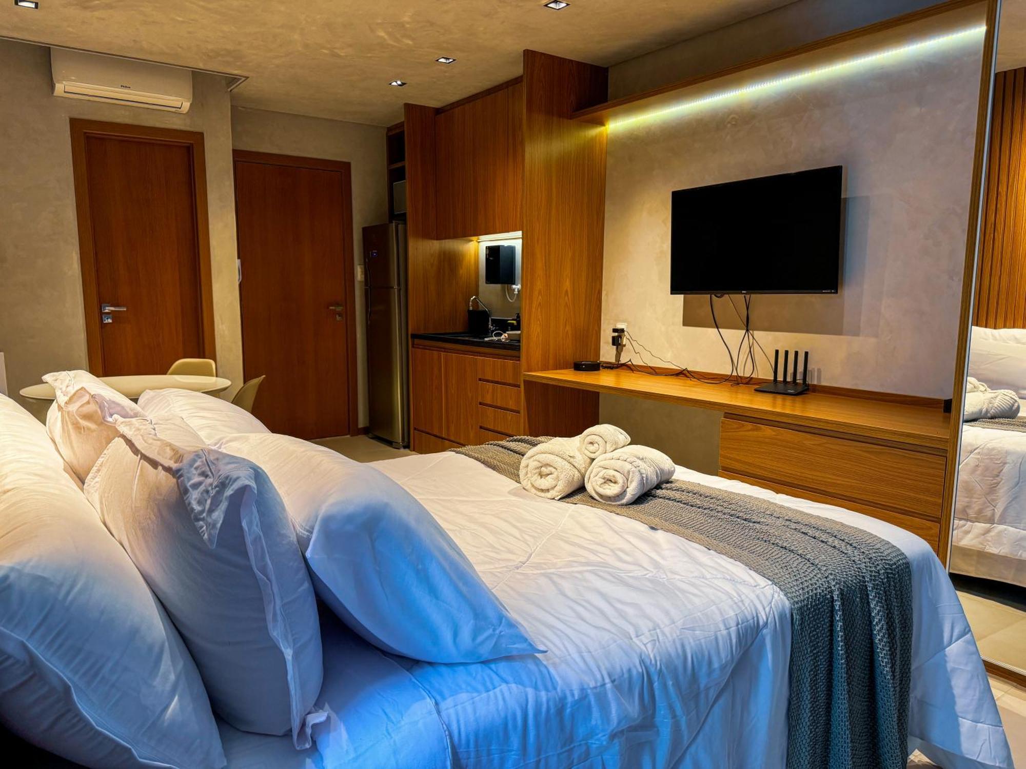 250m Da I Piscina No Rooftop Com Vista Deslumbrante I Ar-condicionado I Wifi 100mbps I Estacionamento I Portaria 24h Apartment