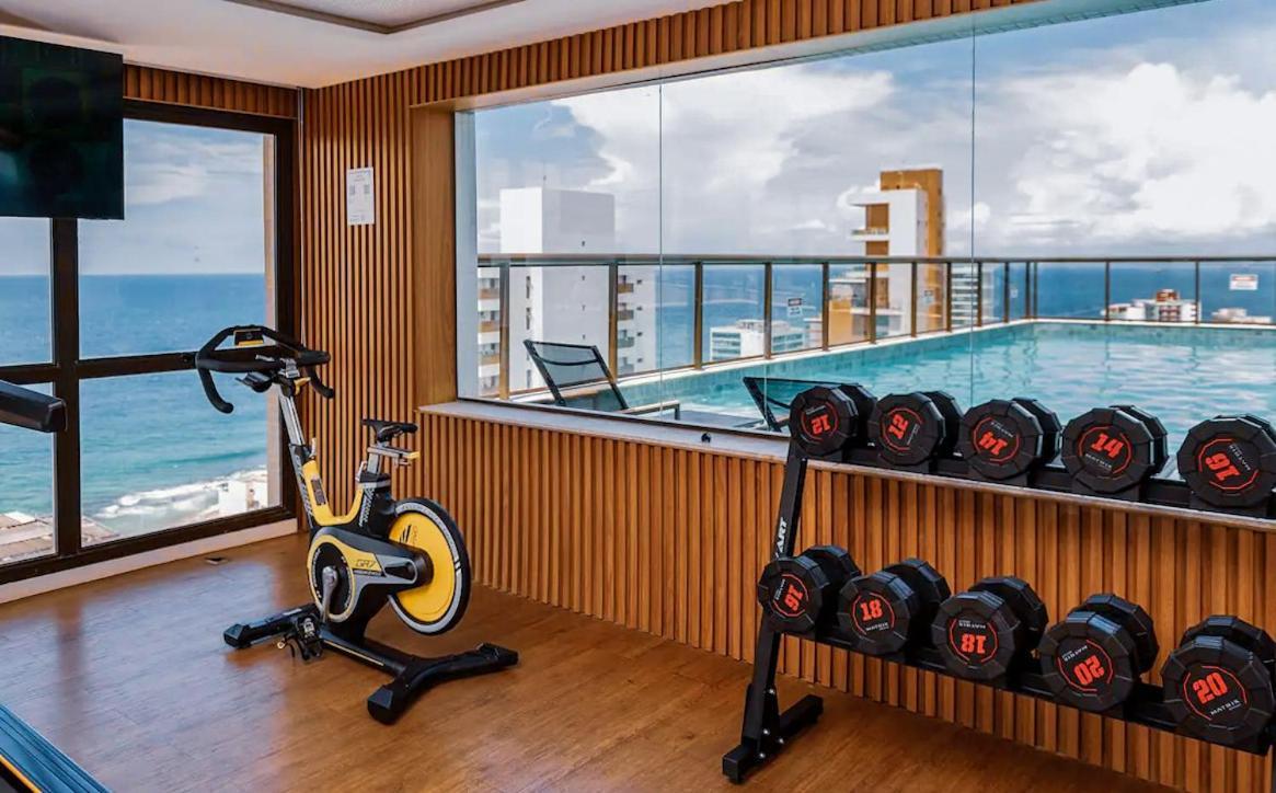 250m Da I Piscina No Rooftop Com Vista Deslumbrante I Ar-condicionado I Wifi 100mbps I Estacionamento I Portaria 24h Salvador